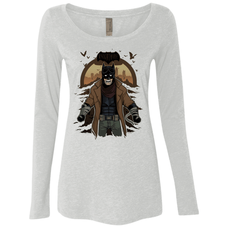 T-Shirts Heather White / Small Knightmare Women's Triblend Long Sleeve Shirt