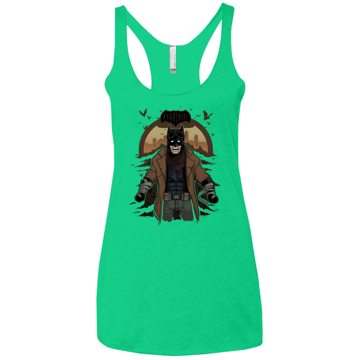 T-Shirts Envy / X-Small Knightmare Women's Triblend Racerback Tank