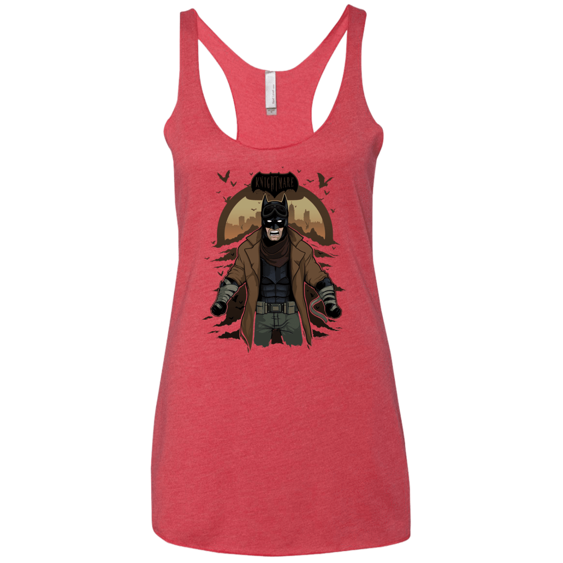 T-Shirts Vintage Red / X-Small Knightmare Women's Triblend Racerback Tank