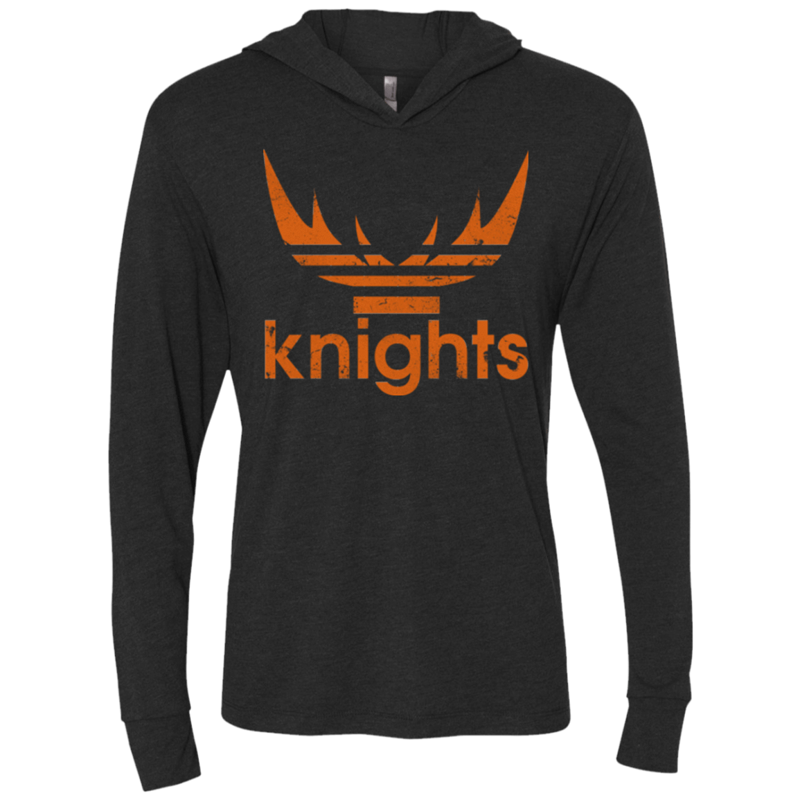 T-Shirts Vintage Black / X-Small Knights Triblend Long Sleeve Hoodie Tee