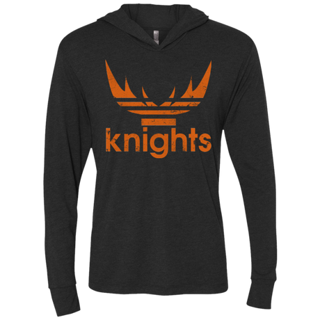 T-Shirts Vintage Black / X-Small Knights Triblend Long Sleeve Hoodie Tee