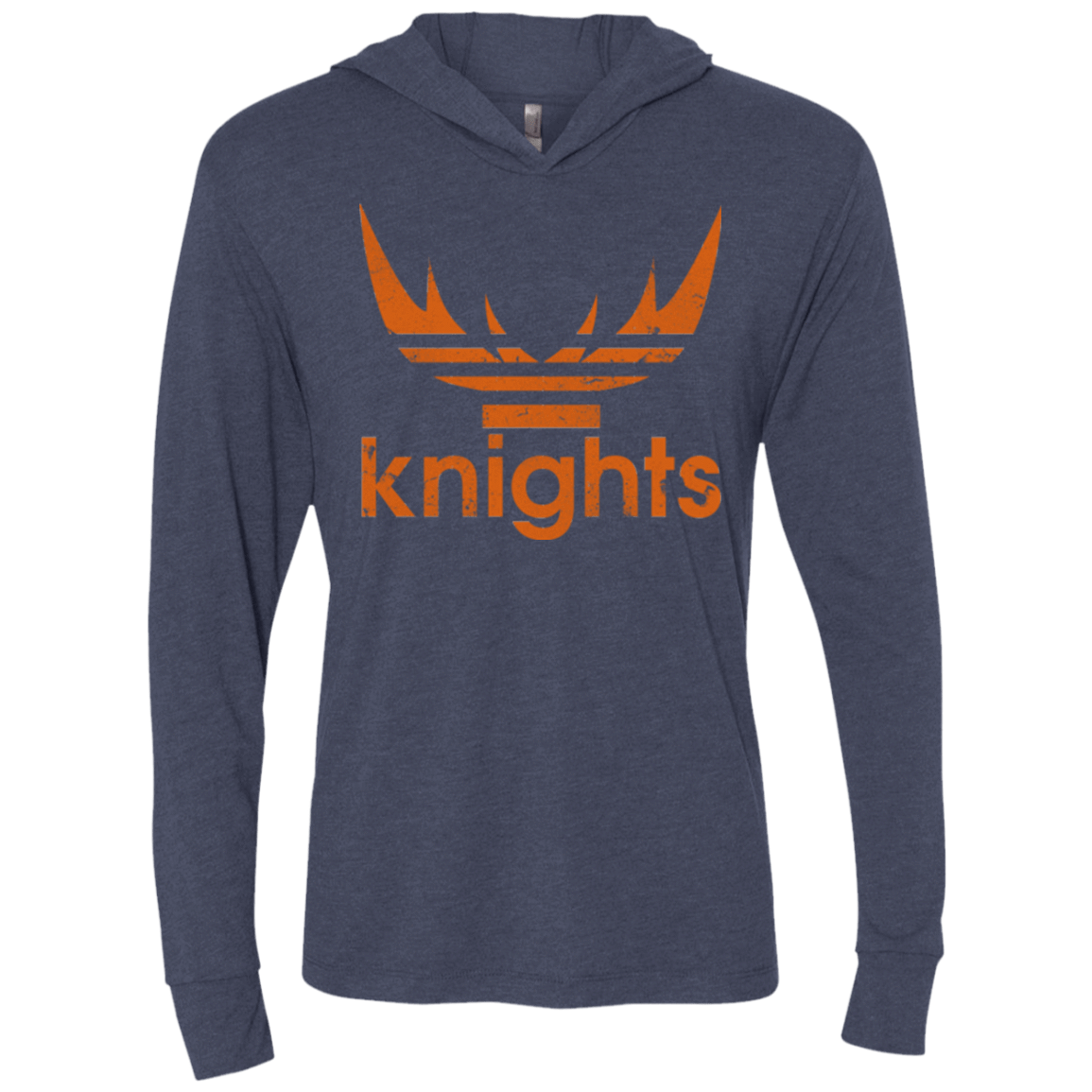 T-Shirts Vintage Navy / X-Small Knights Triblend Long Sleeve Hoodie Tee