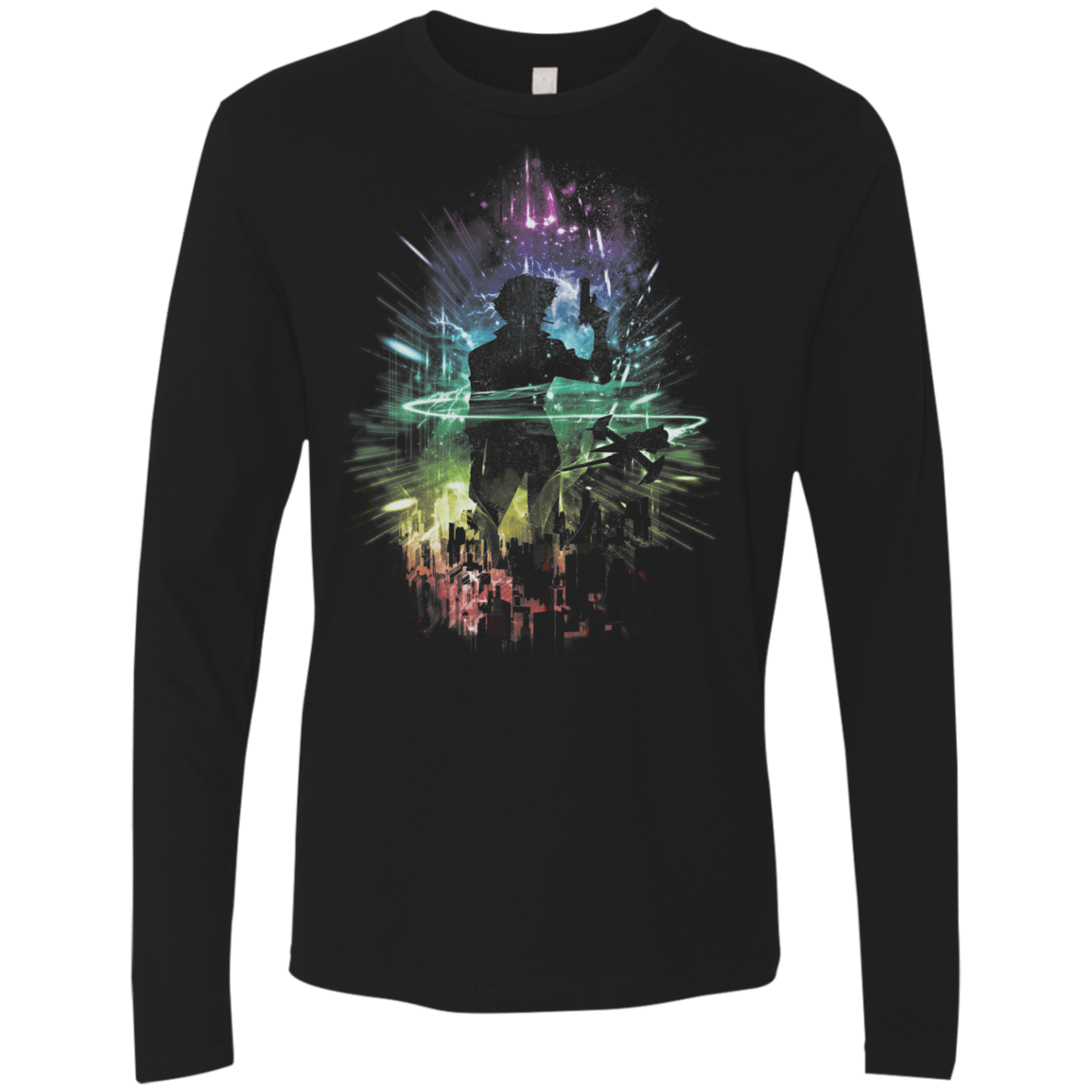T-Shirts Black / S Knockin' on Heaven's Door Men's Premium Long Sleeve