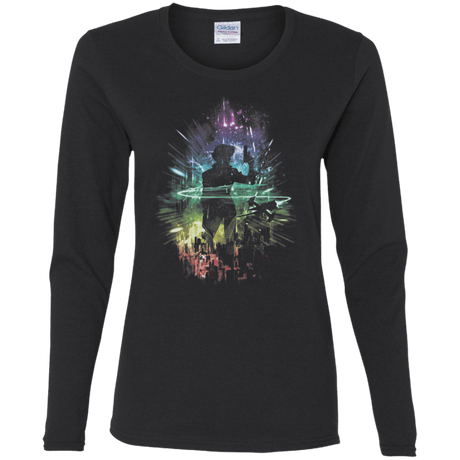 T-Shirts Black / S Knockin' on Heaven's Door Women's Long Sleeve T-Shirt