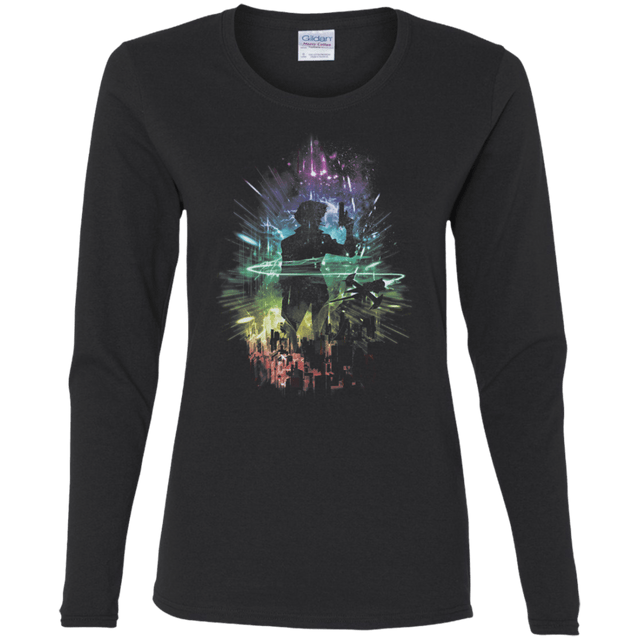 T-Shirts Black / S Knockin' on Heaven's Door Women's Long Sleeve T-Shirt