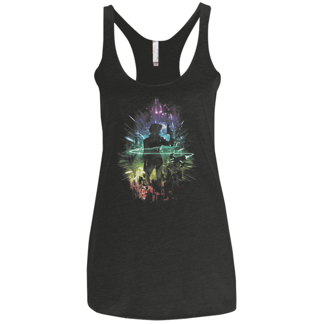 T-Shirts Vintage Black / X-Small Knockin' on Heaven's Door Women's Triblend Racerback Tank