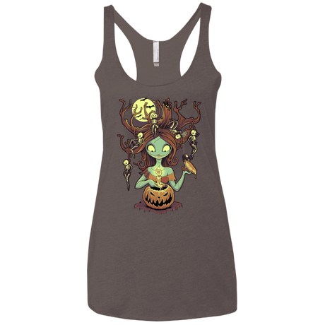 T-Shirts Macchiato / X-Small Knotty Nightmare Women's Triblend Racerback Tank