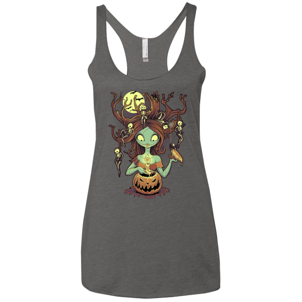 T-Shirts Premium Heather / X-Small Knotty Nightmare Women's Triblend Racerback Tank