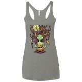 T-Shirts Venetian Grey / X-Small Knotty Nightmare Women's Triblend Racerback Tank