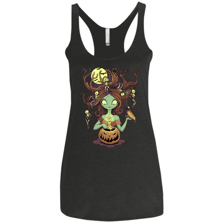 T-Shirts Vintage Black / X-Small Knotty Nightmare Women's Triblend Racerback Tank