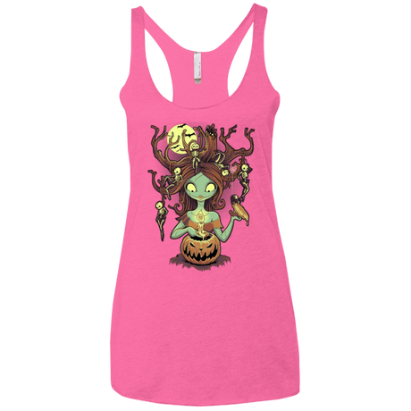 T-Shirts Vintage Pink / X-Small Knotty Nightmare Women's Triblend Racerback Tank
