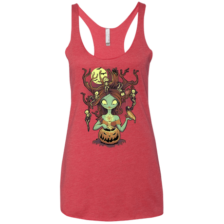 T-Shirts Vintage Red / X-Small Knotty Nightmare Women's Triblend Racerback Tank