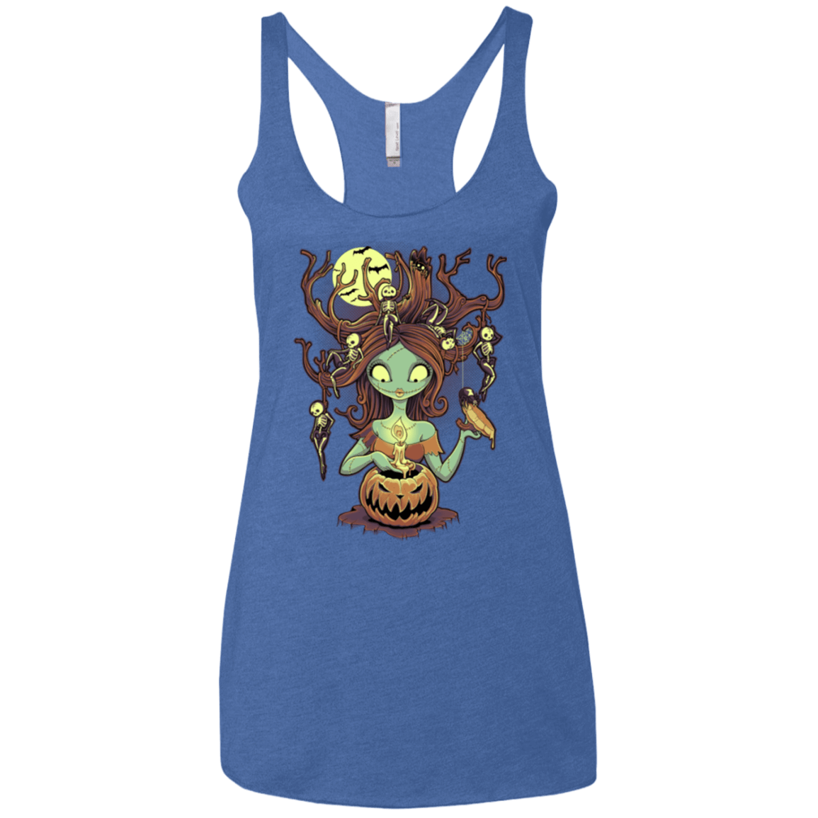 T-Shirts Vintage Royal / X-Small Knotty Nightmare Women's Triblend Racerback Tank