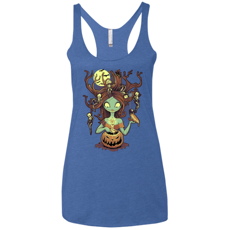 T-Shirts Vintage Royal / X-Small Knotty Nightmare Women's Triblend Racerback Tank