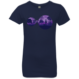 T-Shirts Midnight Navy / YXS Knowledge Girls Premium T-Shirt