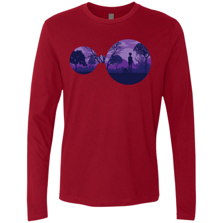 T-Shirts Cardinal / S Knowledge Men's Premium Long Sleeve