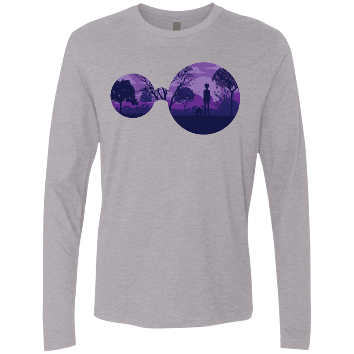 T-Shirts Heather Grey / S Knowledge Men's Premium Long Sleeve