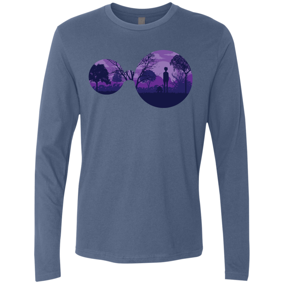 T-Shirts Indigo / S Knowledge Men's Premium Long Sleeve