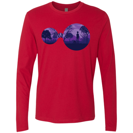T-Shirts Red / S Knowledge Men's Premium Long Sleeve