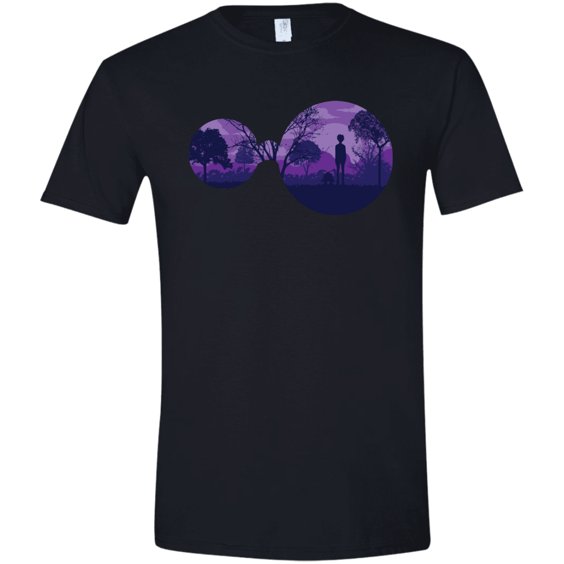 T-Shirts Black / X-Small Knowledge Men's Semi-Fitted Softstyle