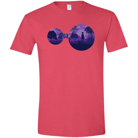 T-Shirts Heather Red / S Knowledge Men's Semi-Fitted Softstyle