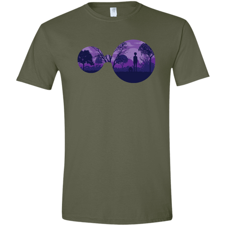 T-Shirts Military Green / S Knowledge Men's Semi-Fitted Softstyle
