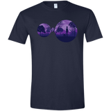 T-Shirts Navy / X-Small Knowledge Men's Semi-Fitted Softstyle