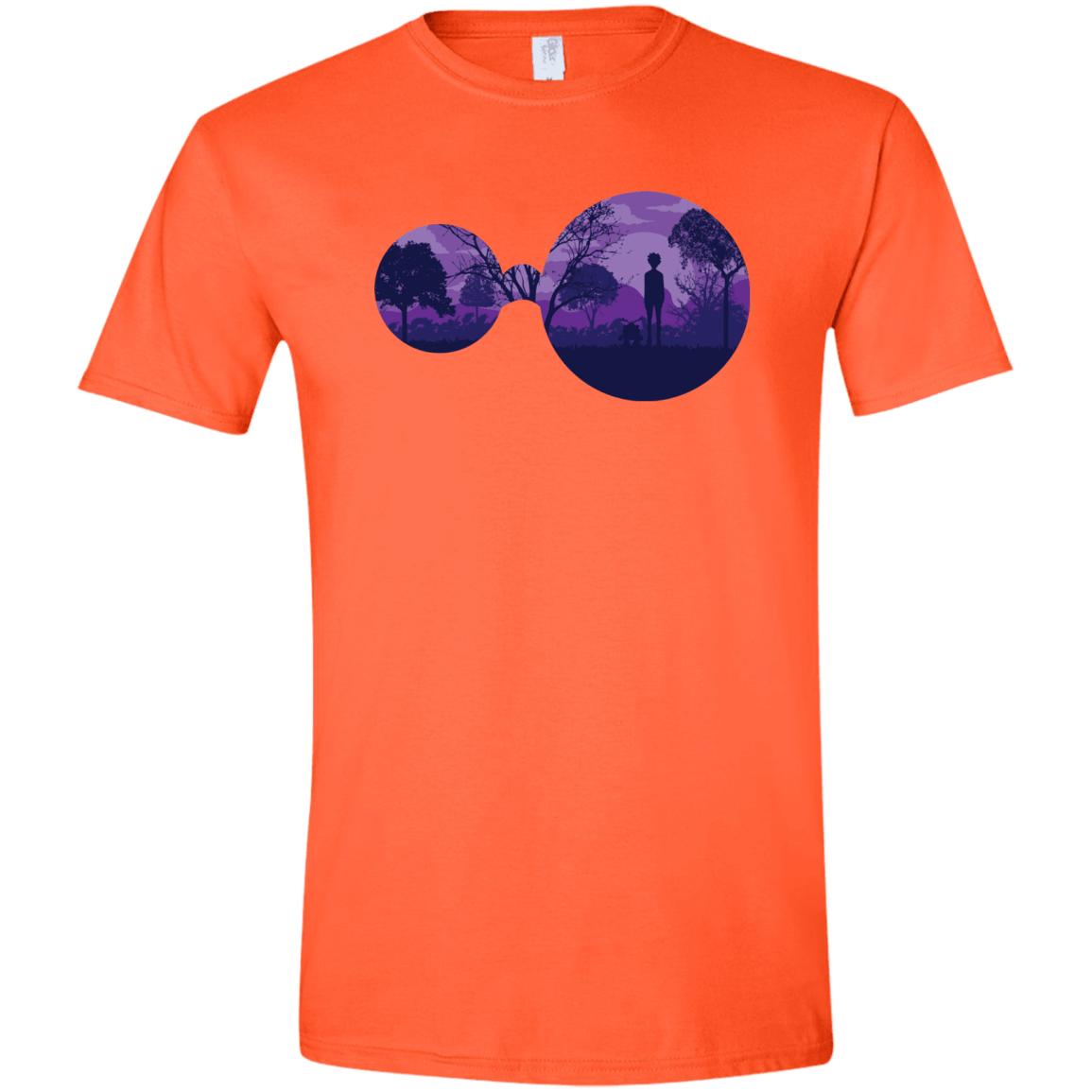 T-Shirts Orange / S Knowledge Men's Semi-Fitted Softstyle