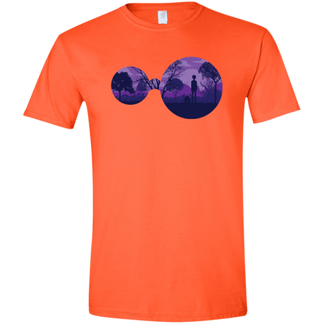 T-Shirts Orange / S Knowledge Men's Semi-Fitted Softstyle