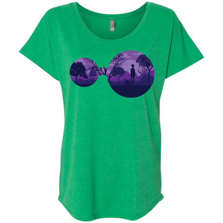 T-Shirts Envy / X-Small Knowledge Triblend Dolman Sleeve