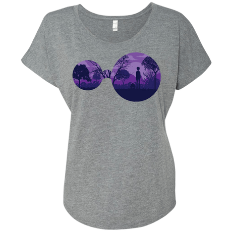 T-Shirts Premium Heather / X-Small Knowledge Triblend Dolman Sleeve