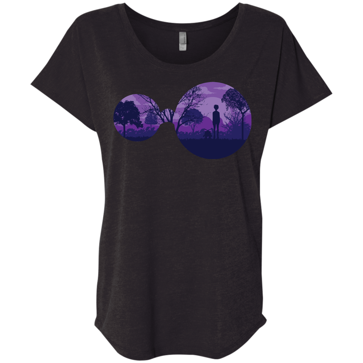 T-Shirts Vintage Black / X-Small Knowledge Triblend Dolman Sleeve