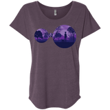 T-Shirts Vintage Purple / X-Small Knowledge Triblend Dolman Sleeve