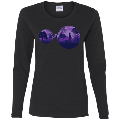 T-Shirts Black / S Knowledge Women's Long Sleeve T-Shirt