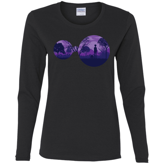 T-Shirts Black / S Knowledge Women's Long Sleeve T-Shirt