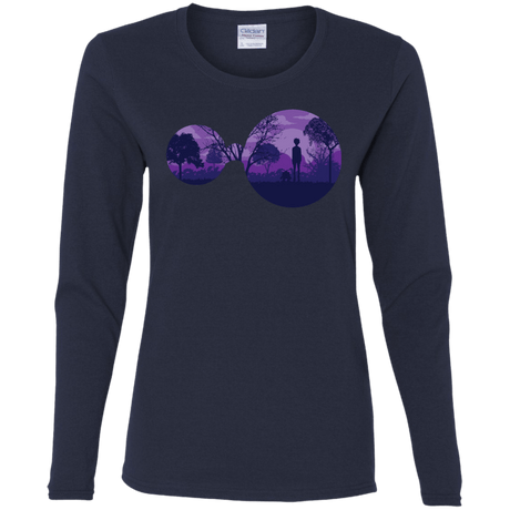 T-Shirts Navy / S Knowledge Women's Long Sleeve T-Shirt
