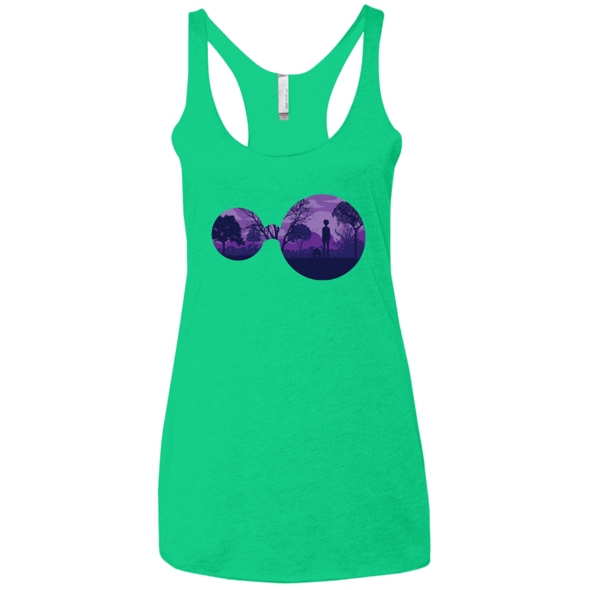 T-Shirts Envy / X-Small Knowledge Women's Triblend Racerback Tank
