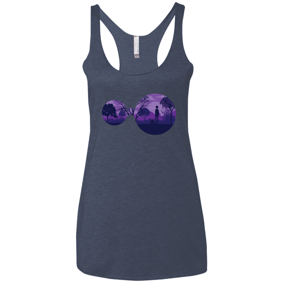 T-Shirts Vintage Navy / X-Small Knowledge Women's Triblend Racerback Tank