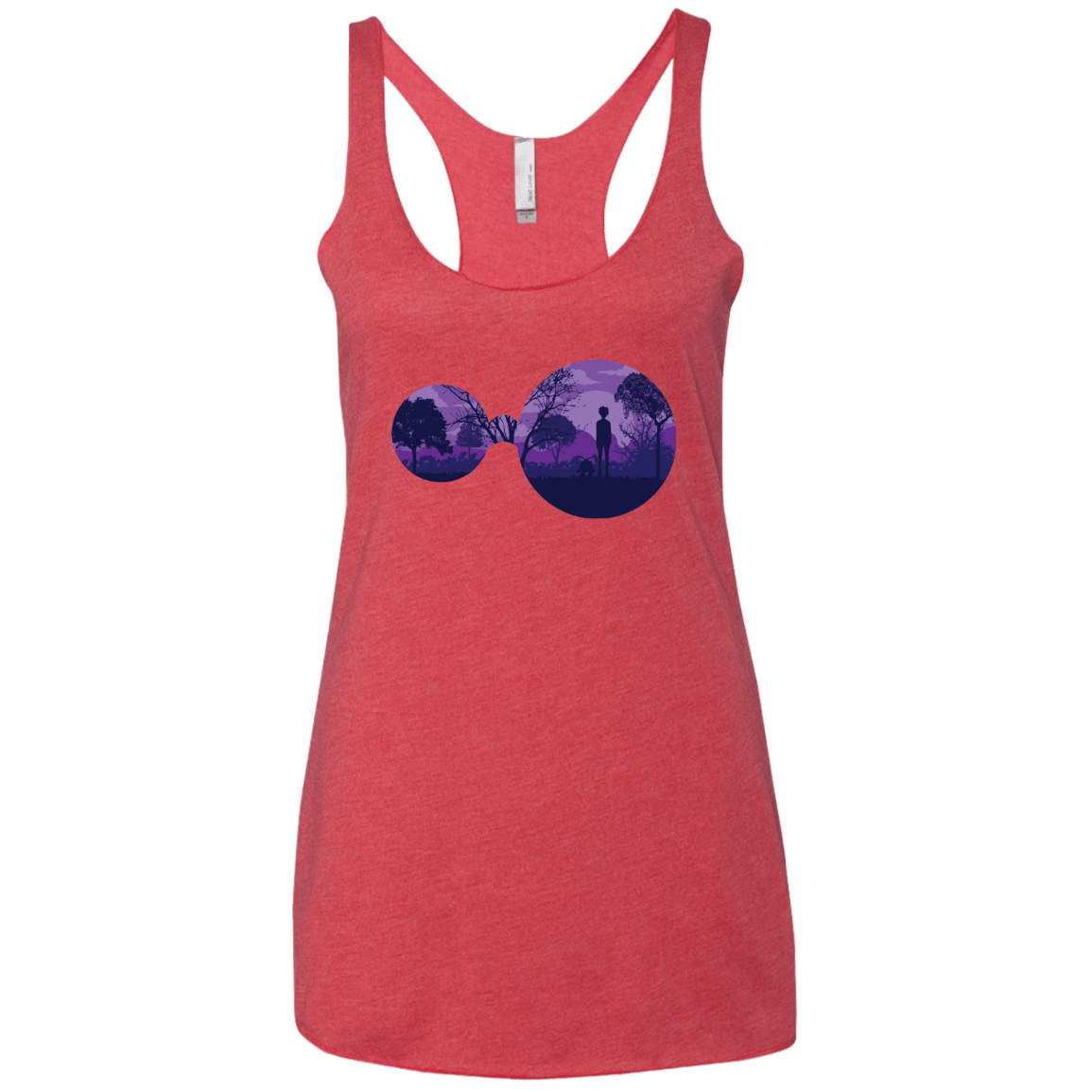 T-Shirts Vintage Red / X-Small Knowledge Women's Triblend Racerback Tank