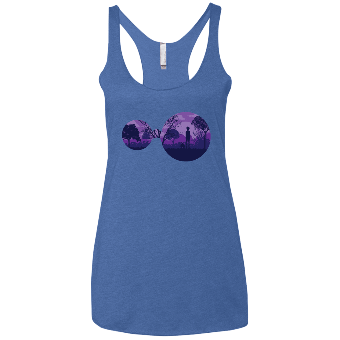 T-Shirts Vintage Royal / X-Small Knowledge Women's Triblend Racerback Tank