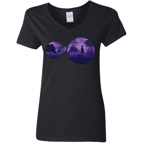 T-Shirts Black / S Knowledge Women's V-Neck T-Shirt