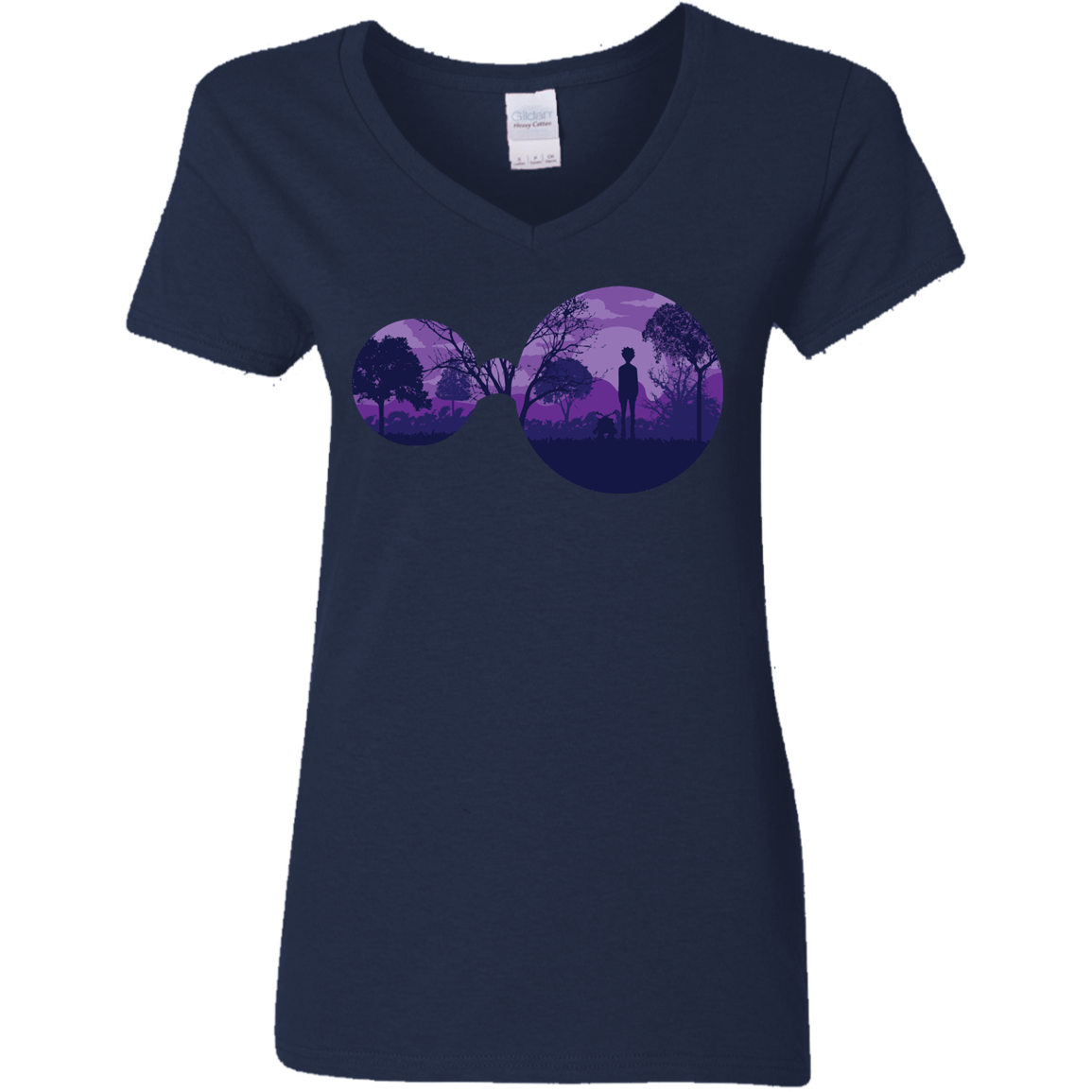 T-Shirts Navy / S Knowledge Women's V-Neck T-Shirt