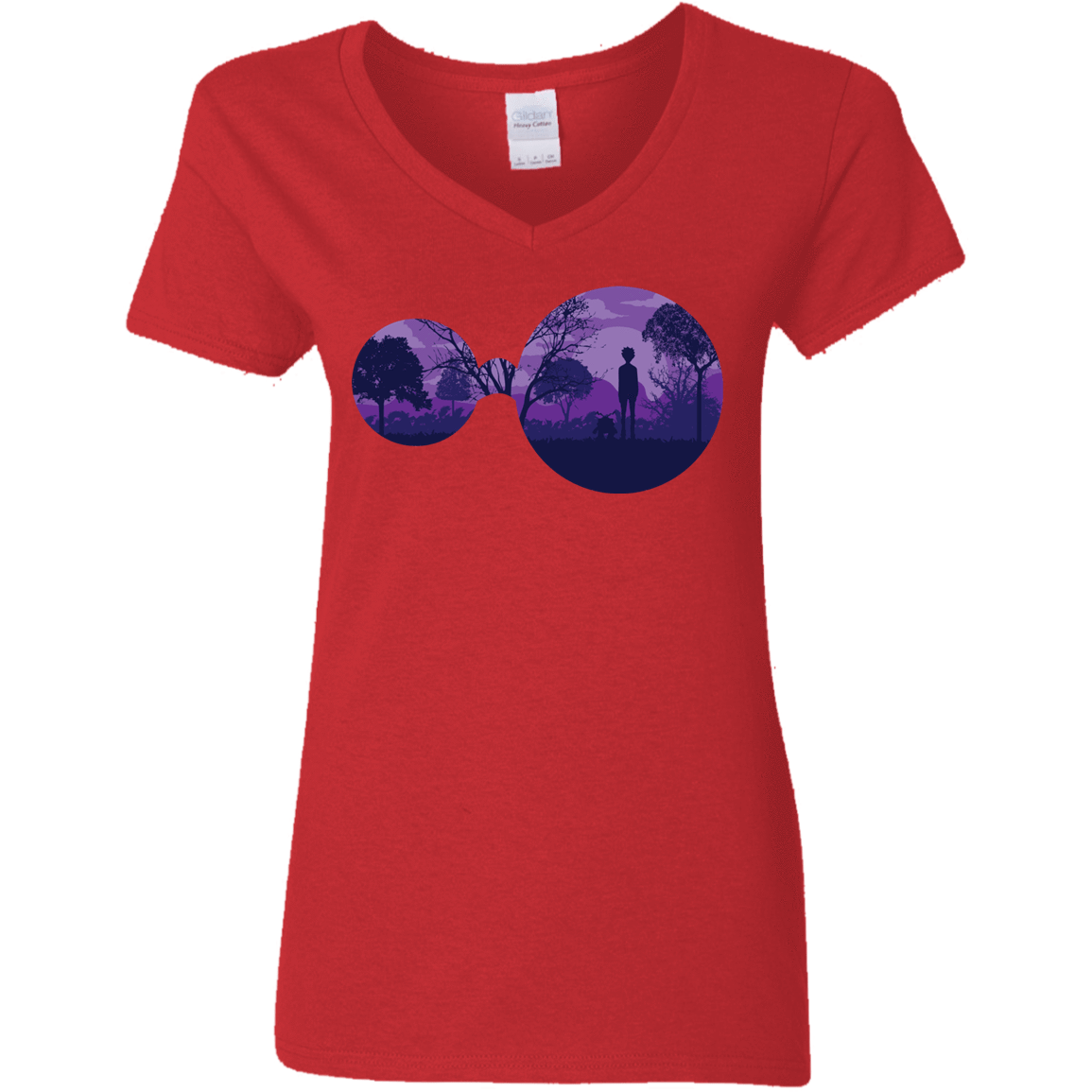 T-Shirts Red / S Knowledge Women's V-Neck T-Shirt