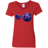 T-Shirts Red / S Knowledge Women's V-Neck T-Shirt