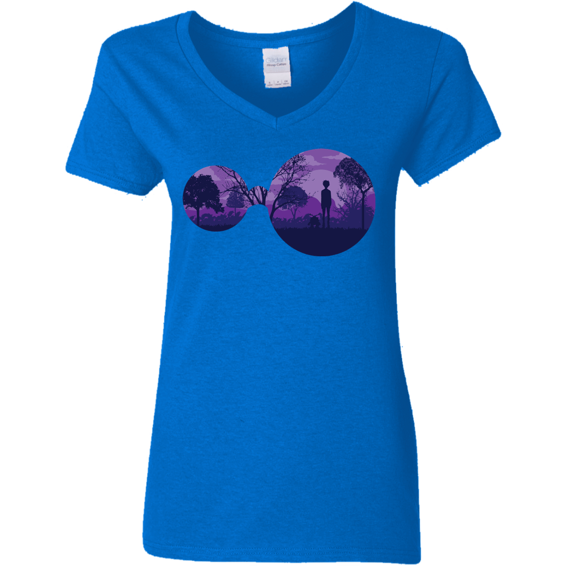 T-Shirts Royal / S Knowledge Women's V-Neck T-Shirt