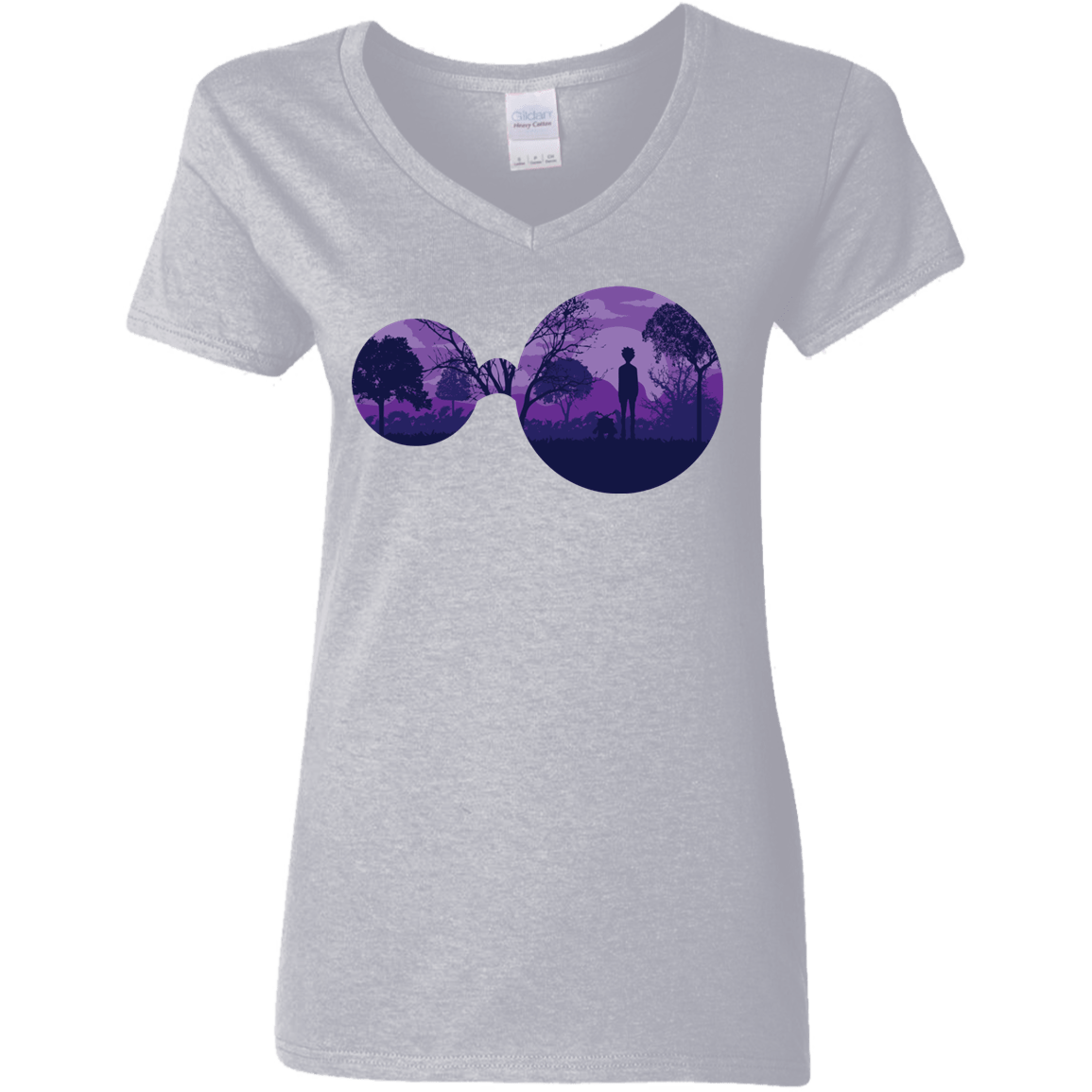 T-Shirts Sport Grey / S Knowledge Women's V-Neck T-Shirt