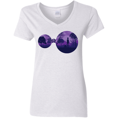 T-Shirts White / S Knowledge Women's V-Neck T-Shirt