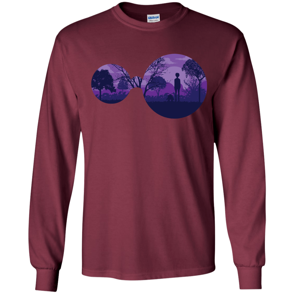 T-Shirts Maroon / YS Knowledge Youth Long Sleeve T-Shirt