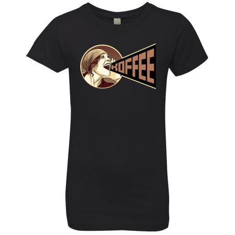 T-Shirts Black / YXS Koffee Girls Premium T-Shirt