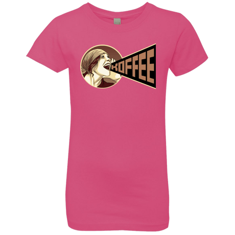 T-Shirts Hot Pink / YXS Koffee Girls Premium T-Shirt